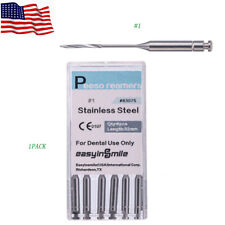 6Pcs 1# Dental Endodontic Peeso Reamers Drills Stainless Steel Engine Use 32mm picture
