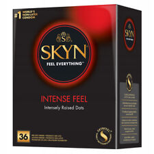 SKYN ® Intense Feel condoms * Non-latex Polyisoprene Dotted Texture * Box of 36 picture
