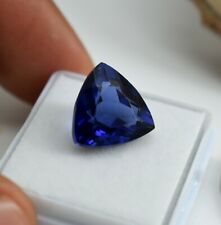 AAA+ Quality  Natural Tanzanite Gemstone  CGI Certified  Trillion Shape 10 Ct picture
