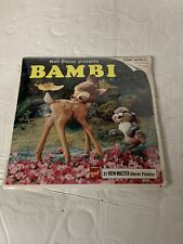 VIEW-MASTER WALT DISNEY'S BAMBI - COMPLETE B400 3 REEL SET + BOOKLET NEW SEALED picture