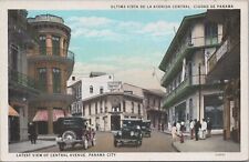 Postcard Latest View Central Avenue Panama City Panama  picture