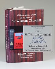 Richard Langworth - A Connoisseur's Guide to the Books of Churchill, inscribed picture