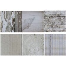 48 Sheet 120 GSM Vintage Distressed Wood Texture Scrapbook Heavyweight Paper Pad picture