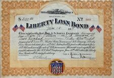 RARE Maryland, Liberty Loan Bond, Baltimore, MD., orange, 1917 picture