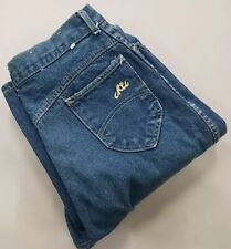 Vintage Chic Jeans Womens Mom High Rise Straight Leg USA 30x30 16 Short 80s 70s picture