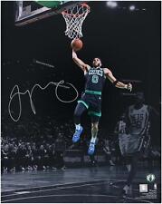 Jayson Tatum Boston Celtics Signed 16x20 Spotlight Dunk Vs. Brooklyn Nets Photo picture