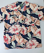 Vintage Men's Ralph Lauren Country Hawaiian Floral Button-Up Shirt Size Large picture