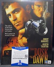 GEORGE CLOONEY SIGNED ‘FROM DUSK TILL DAWN’ 8x10, BECKETT CERTIFIED AUTOGRAPH picture