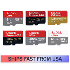 Sandisk Micro SD Card Memory 32GB 64GB 128GB 256GB 512GB 1TB Lot Extreme Ultra picture