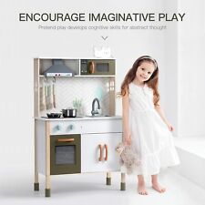 ROBOTIME New Cooking Pretend Play Kitchen Sets Kids Wooden Playset Toys Gifts picture