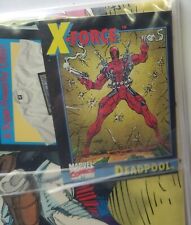 X-FORCE #1 SEALED W/DEADPOOL ROOKIE CARD MARVEL COMICS picture