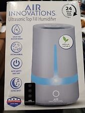 AIR INNOVATIONS Ultrasonic Top Fill Cool Mist Humidifier w Remote Gray 1.5g NEW picture