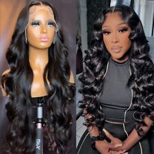 30 Inch Lace Front Human Hair Wigs Frontal Wig Women Body Wave Closure Wig picture