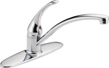 Delta Foundations Single Handle Kitchen Faucet in Chrome-Certified Refurbished picture