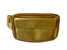 Vintage LOUIS VUITTON Yellow Vernis Leather Waist Bag  - Fanny Pack picture