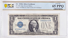 1928-A $1 Silver Certificate BB Block PCGS Gem Uncirculated 65PPQ #B70586572B picture