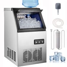 150LB/24h Built-In Commercial Ice Maker Stainless Ice Cube Machine Undercounter picture