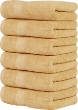 6 Piece Premium Hand Towels Set (16 x 28 inches) 100% Cotton Utopia Towels picture