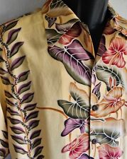 VTG KAMEHAMEHA Hawaiian Aloha Camp Tropical Floral Button Shirt Med MINT COND picture
