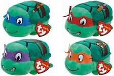 4 Teeny Ty Teenage Mutant Ninja Turtles Leonardo Raphael Donatello Michelangelo  picture