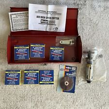 CENTRAL PNEUMATIC AIR GRINDER CUT OFF TOOL 5490 W/EXTRA WHEELS W/VERMONT BOX picture