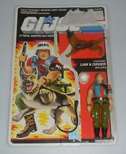 1987 Vintage GI Joe Lot ARAH Law & Order v1 3.75 Figure Uncut Cardback *Complete picture