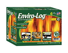 Enviro-Log Indoor and Outdoor Fire Wood, 4.3 lb Firelogs, 25.8 lbs, 6 Count picture