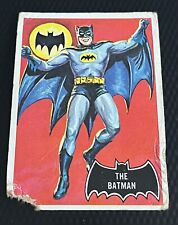 1966 Topps Batman Black Bat Rookie Card #1 - Very Low Grade Filler Card picture