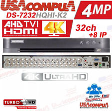 Hikvision 32 CHANNEL DVR 32CH DS-7232HQHI-K2 H.265+ 4MP TVI/AHD,CVI +8CH 4MP IP picture