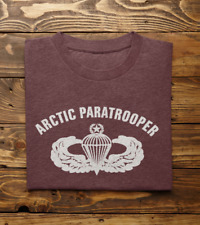 Artic Paratrooper Airborne T-Shirt | Artic Warfare | Army Airborne Paratrooper T picture