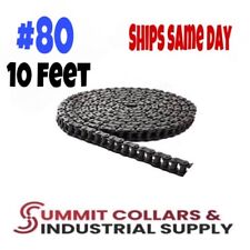 #80 Roller Chain x 10 feet + 2 Connecting Links + Same Day Expedited Shipping picture