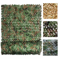 13-26Ft Military Woodland Camouflage Netting Cutable Camo Net Camping Hunting picture