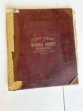 1894 Antique Plat Book of Winona County Minnesota Atlas C.M. Foote & Co picture