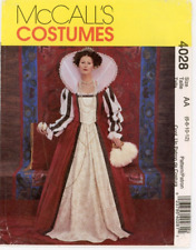 Vintage McCall's 4028 Sewing Pattern Ren Faire Queen Costume 6-8-10-12 Uncut picture