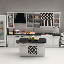 1:12 Mini Dollhouse Furniture Kitchen Large Kitchen Miniature Model Wooden Set picture