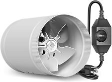iPower 4/6/8 Inch Ventilation Booster Fan with Speed Controller for Grow Tent picture