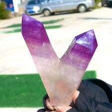 330G Natural colour Fluorite Crystal obelisk crystal wand healing picture