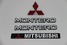 Fits Mitsubishi Montero 1982 to 1990 Emblem Logo Badge Set (4 Piece) picture