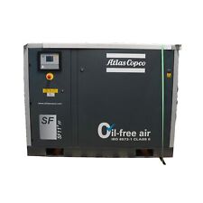 Atlas Copco 15 Hp Air Compressor Rotary Screw SF11+ Tankless Oil Free picture