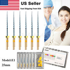 6pcs Dental NiTi Super Rotary Files for Endodontic Root Canal 25mm E1 picture