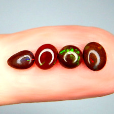 1ct Lot of 4 Precious Chocolate Opal Natural Mined Unheated Oval Round Pear Cabs picture
