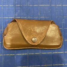 Vintage Early Eye Glasses Leather Case 1800s Early 1900s Excellent Condition B6 picture