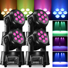 4PCS Moving Head Lights 105W RGBW LED DMX Beam Wash Disco DJ Stage Lighting picture