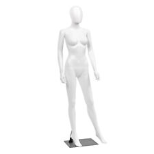 Costway 5.8 FT Female Mannequin Egghead Plastic Full Body Dress Form Display picture