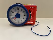 Vintage SONY My First Sony FM/AM Analog Clock Radio ICF-A6500 Tested picture