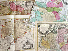 AUTHENTIC LARGE COLOR MAP FROM 18TH CENTURY - Museum Grade Quality picture