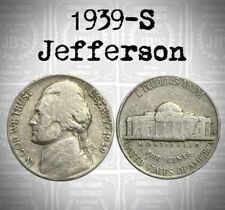 1939 S Jefferson Nickel Average Circulated VG-Fine *JB's Coins* picture
