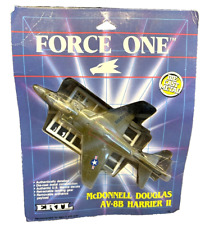 Vtg 1989 ERTL Force One Diecast McDONNELL DOUGLAS AV-8B HARRIER II USMC READ picture