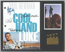 Cool Hand Luke Reproduction Signed Movie Script Wood Plaque Display  picture