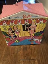 Mattel Vintage 1966 The World of Barbie Doll House Carrying Case RARE picture